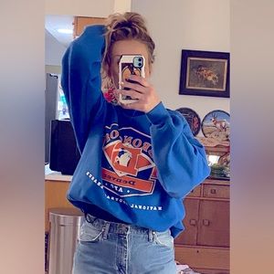 Incredible vintage broncos crew sweater